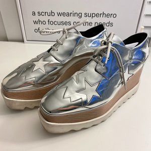 Stella McCartney Siver Else Stars  Platforms